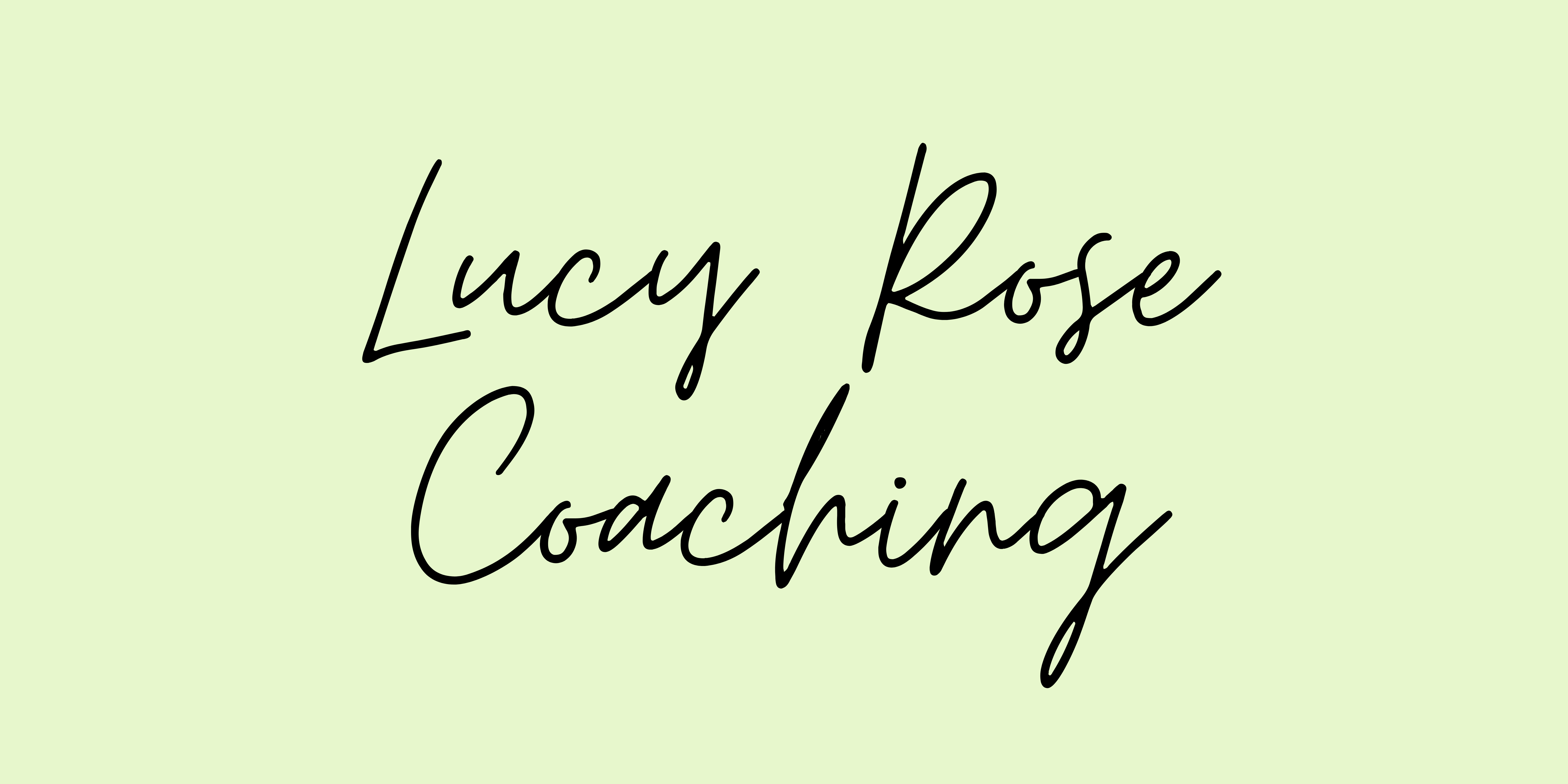Lucy Rose Coaching